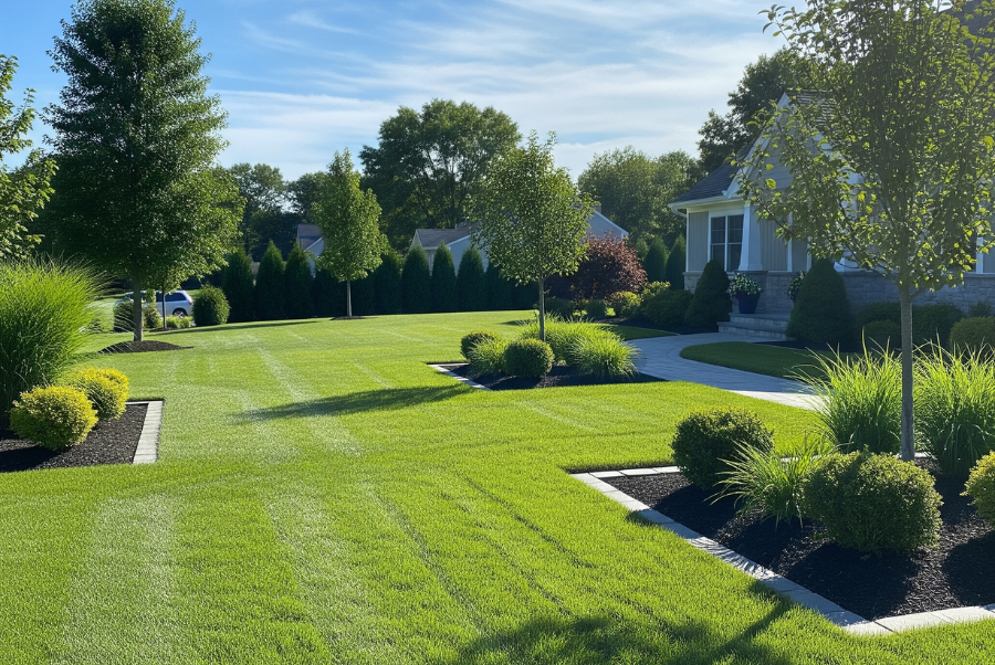 Healthy green lawn mowing tips coventry ri