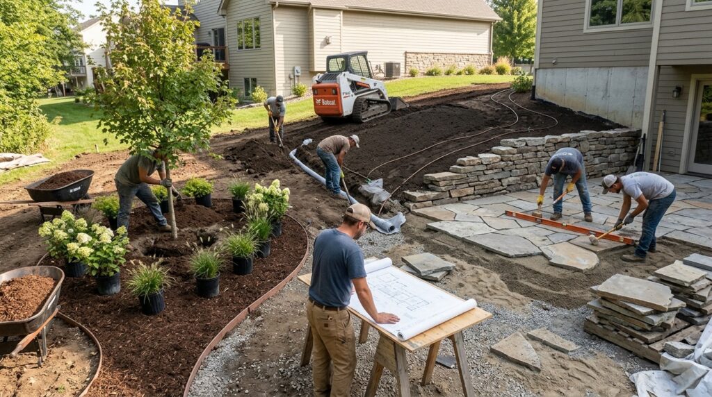 landscape
installation services