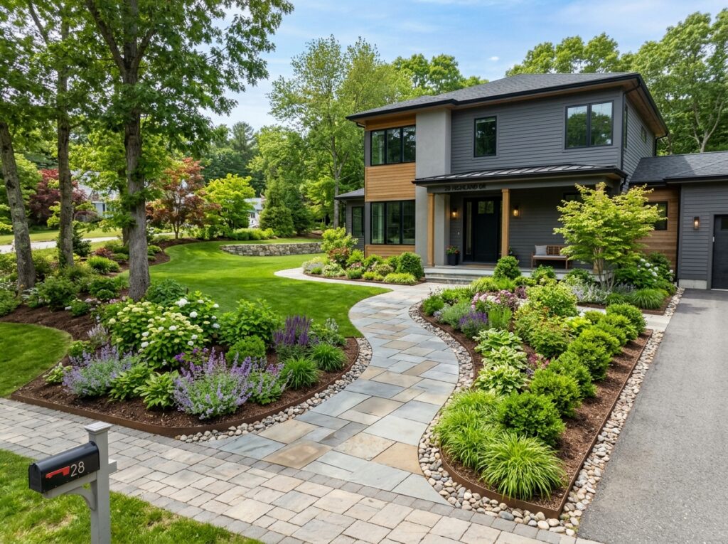 Paver Walkway Installation in Coventry RI