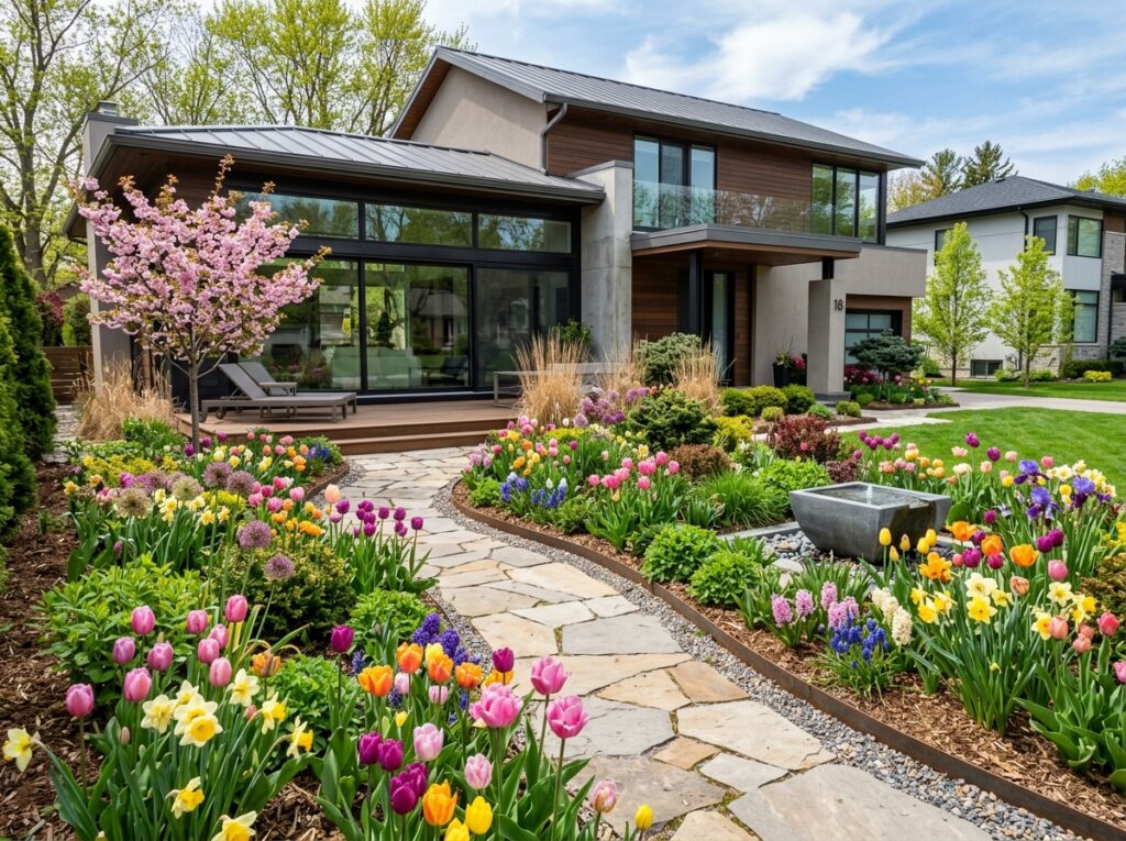 Spring Planting Guide: Guaranteed Success for Your Rhode Island Garden 2 Spring flower garden residential 202608061628