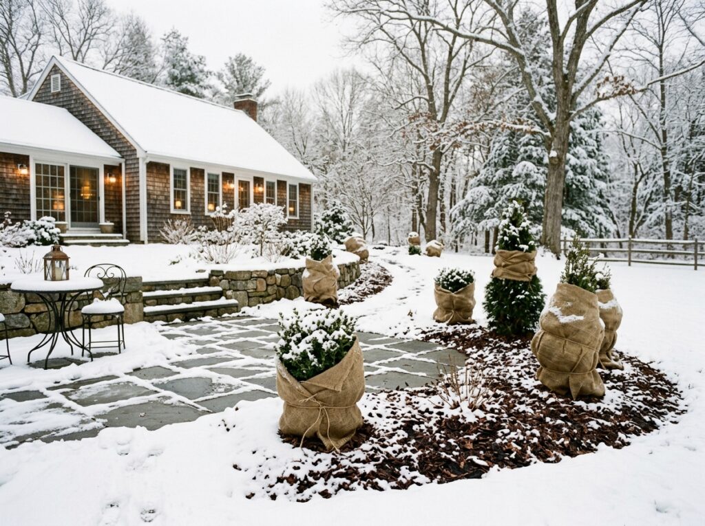 Winterize landscape in RI 