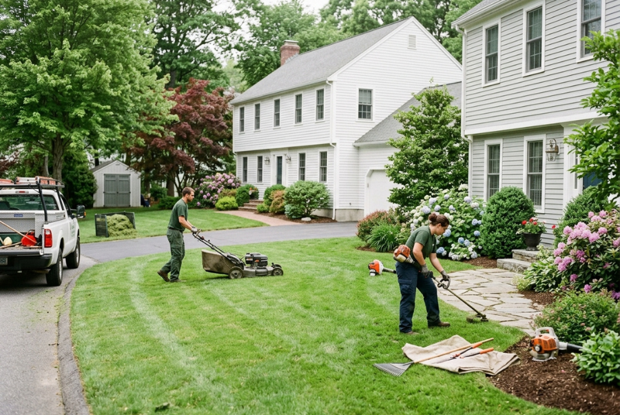 professional lawn maintenance services